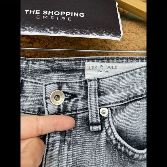 RAG & BONE Nina cropped faded high-rise cigarette 23 - Picture 4 of 16